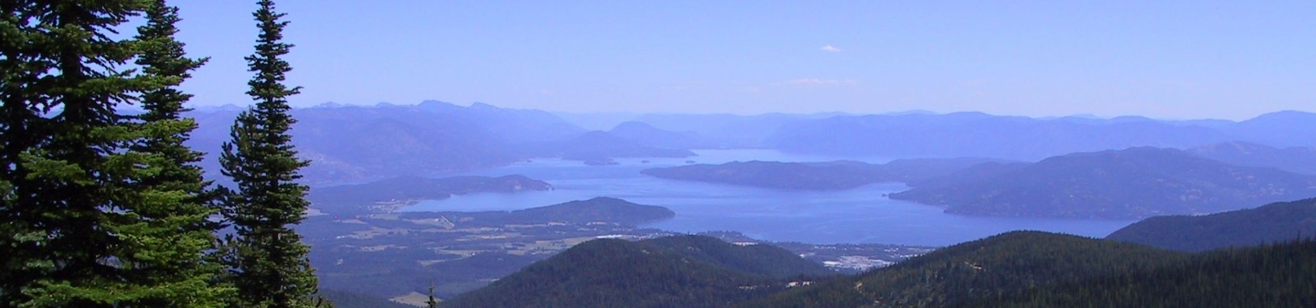 Sandpoint idaho from schweitzer