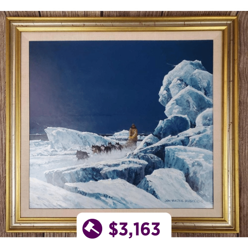 Jon Van Zyle “Ice Trail” Original Painting