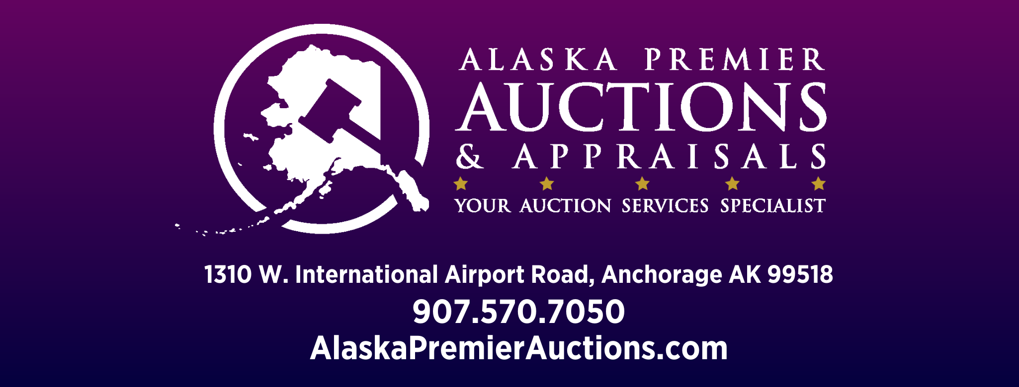 Alaska Premier Auctions & Appraisals Header