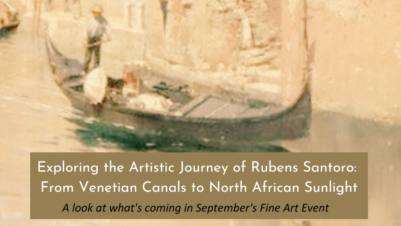 Exploring the artistic journey of rubens santoro from venetian canals to north african sunlight