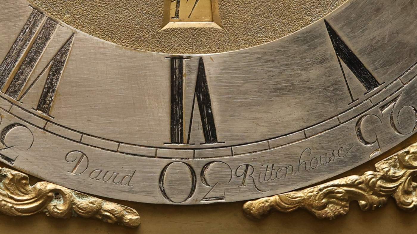 David rittenhouse tall case clock (2)
