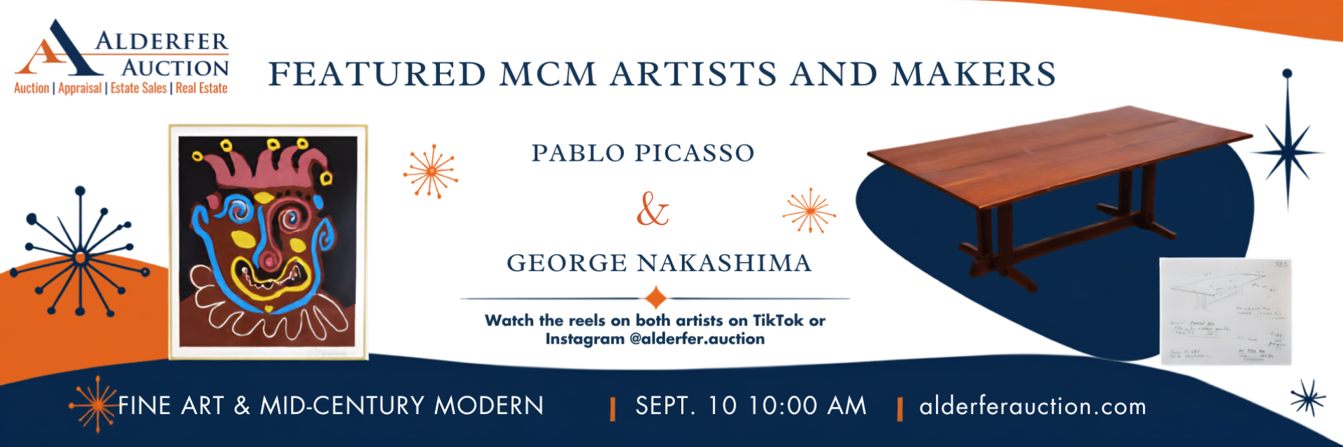 Fine art  mid-century modern webslider
