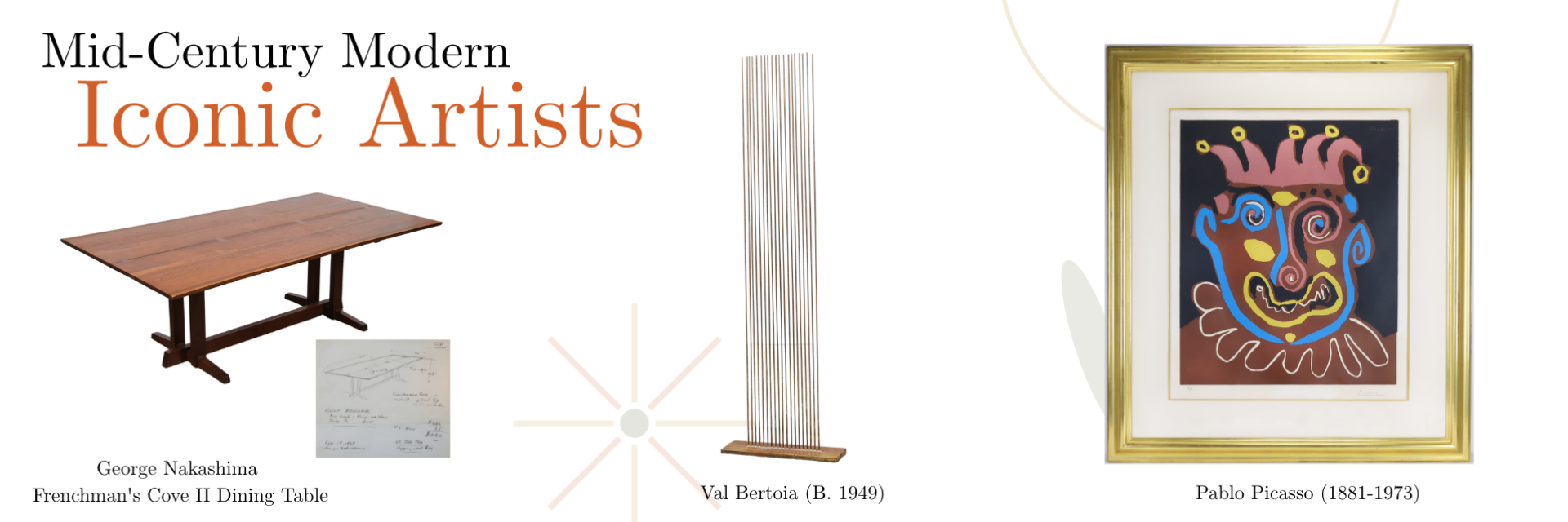 Mid-century modern website slider