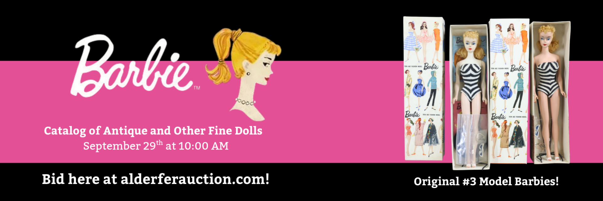 Catalog of antique and other fine dolls - website slider 1 day only!!! starting a trend!