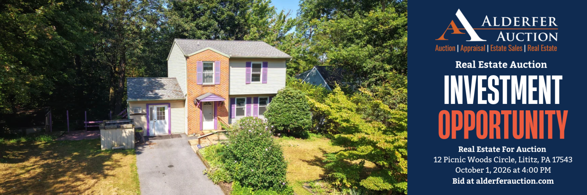 Real estate property website slider