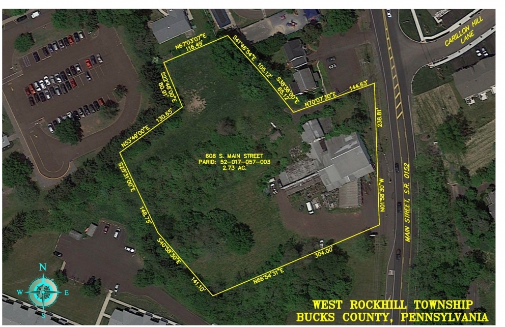 Image for Commercial Property on 2.73 Acres Zoned Institutional Service District in West Rockhill Township, PA