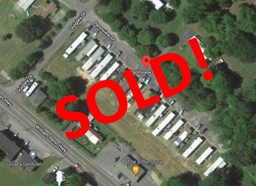 Image for Pennview Drive Mobile Home Park, 17 Sites on 1.61 Acres, Juniata County, PA