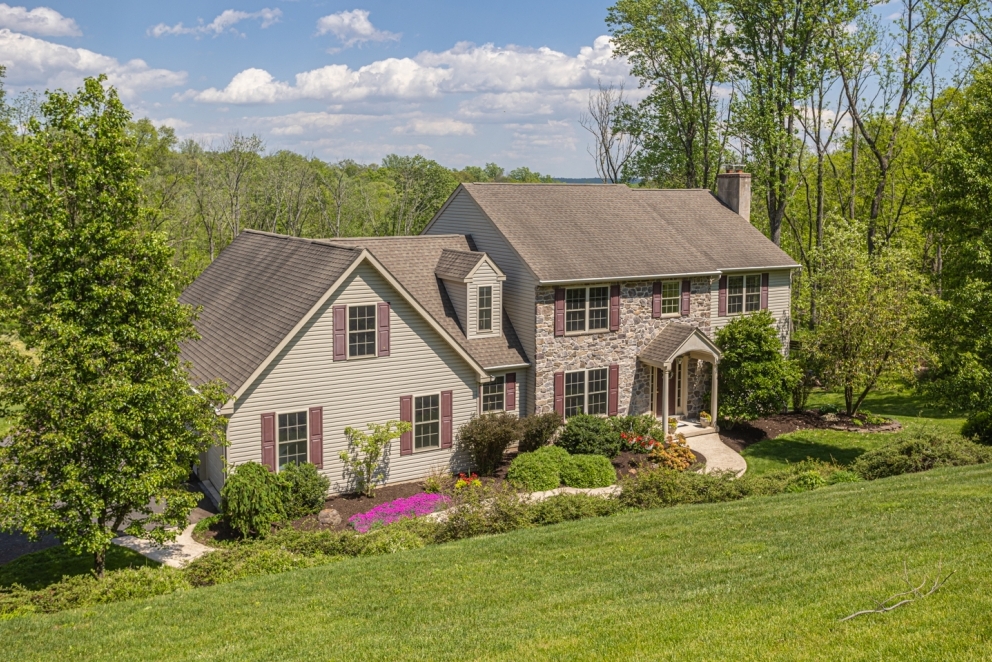 Image for SOLD! Custom Built Bucks County 5 Bedroom Colonial Set on 11.6 Acres, Milford Township, PA