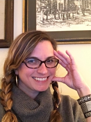 Photo of Researcher and cataloger