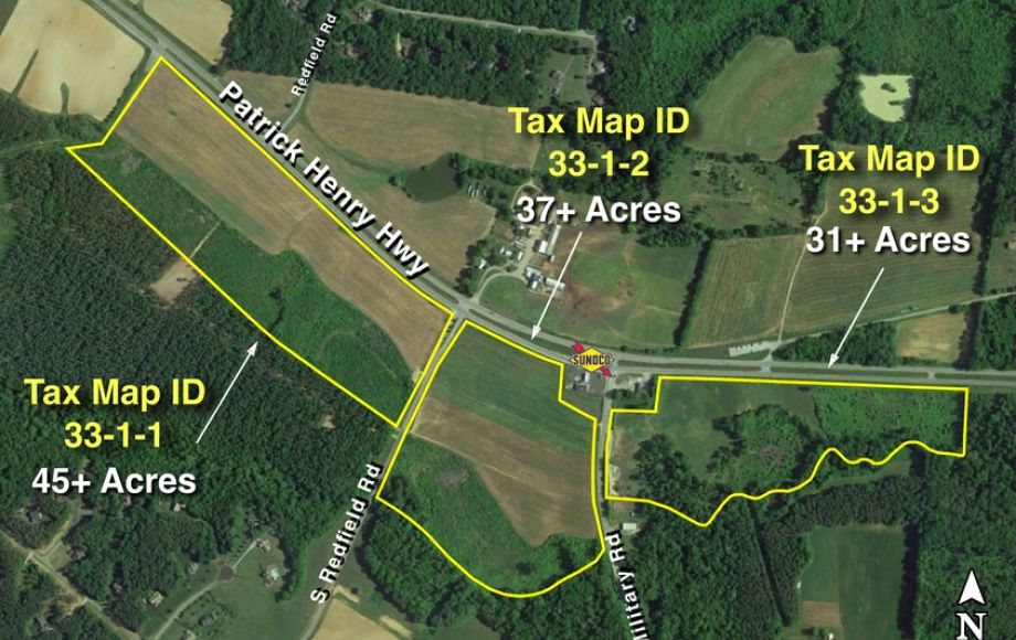 Image for 3 Large Parcels Totaling 114 +/- Acres Fronting Rt. 360 in Amelia County, VA
