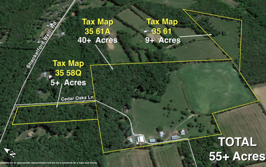 Image for 55 +/- Acres Zoned A-1 w/3 BR Custom Brick Home, Fenced Pasture & Outbuildings