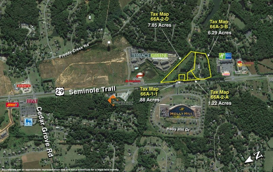 Image for 1400 +/- Rt. 29 Frontage!! 16.24 +/- Acres Offered in 2 Parcels: Selling to the Highest Bidder!