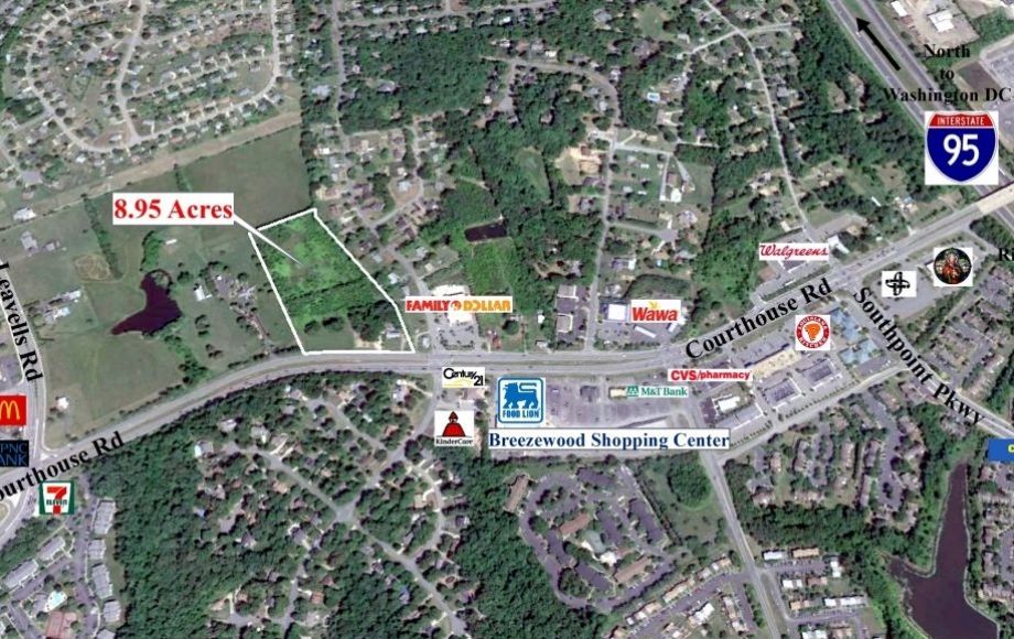 Image for IMPORTANT ACREAGE on RT. 208 in SPOTSYLVANIA COUNTY, VA - 8.9+/- acres w/COMMERCIAL POTENTIAL