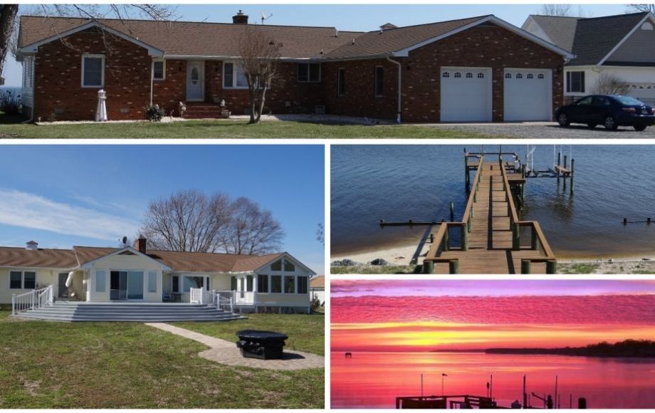 Image for 3 BR/2 BA POTOMAC RIVER WATERFRONT HOME on 1 + ACRE w/PIER, BOAT DOCK & PRIVATE BEACH