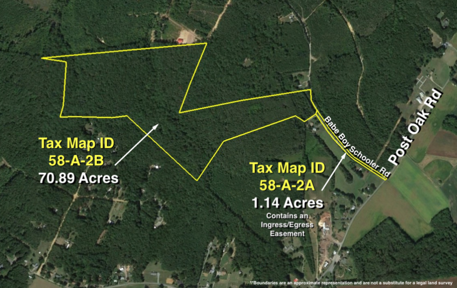 Image for 72 +- ACRE WOODED TRACT off of POST OAK RD., SPOTSYLVANIA COUNTY—ZONED A-3