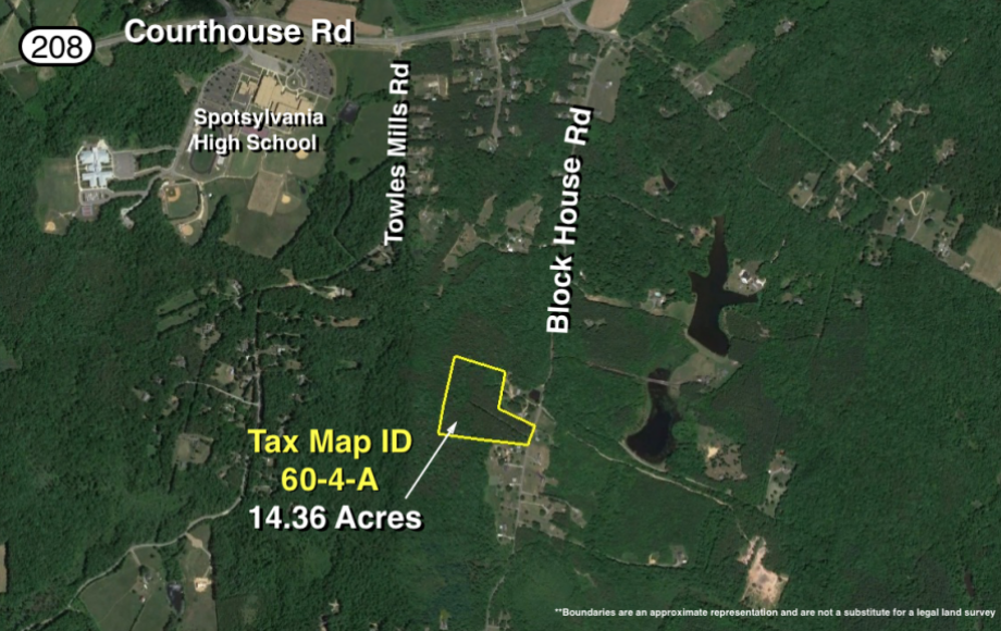 Image for 14.3 +/- ACRES of TIMBER LAND on BLOCK HOUSE RD. NEAR SPOTSYLVANIA HIGH SCHOOL
