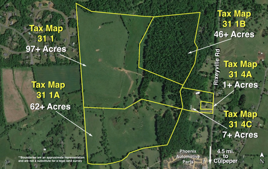 Image for 214 Acres:  5 Adjacent Parcels in Culpeper County, VA—Offered in Individual Tracts & Combinations