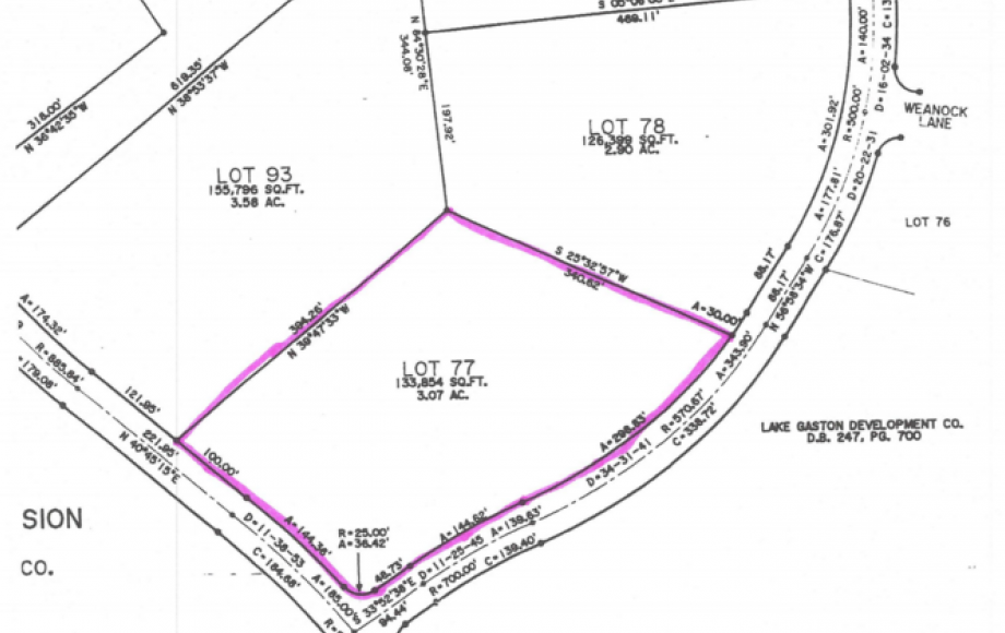Image for 3+ Acre Wooded Corner Lake Gaston Building Lot w/Deeded Boat Slip—ONLINE ONLY BIDDING!!