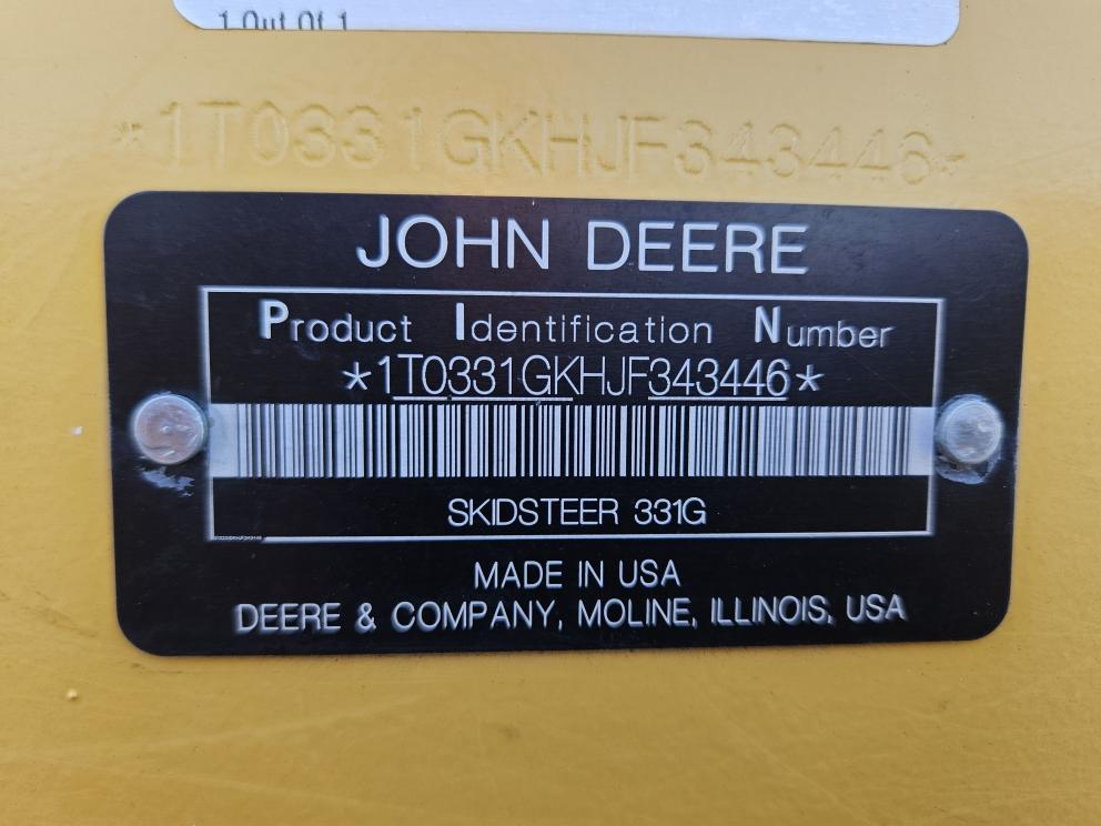 Image for 2018 John Deere 331G