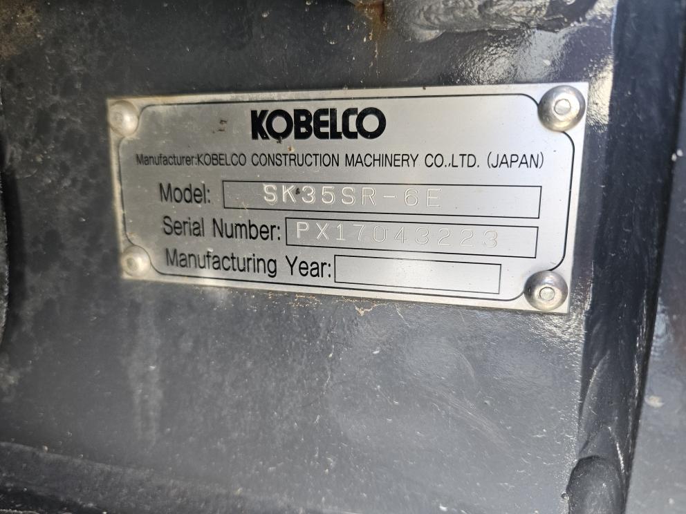 Image for 2021 Kobelco SK35SR-6