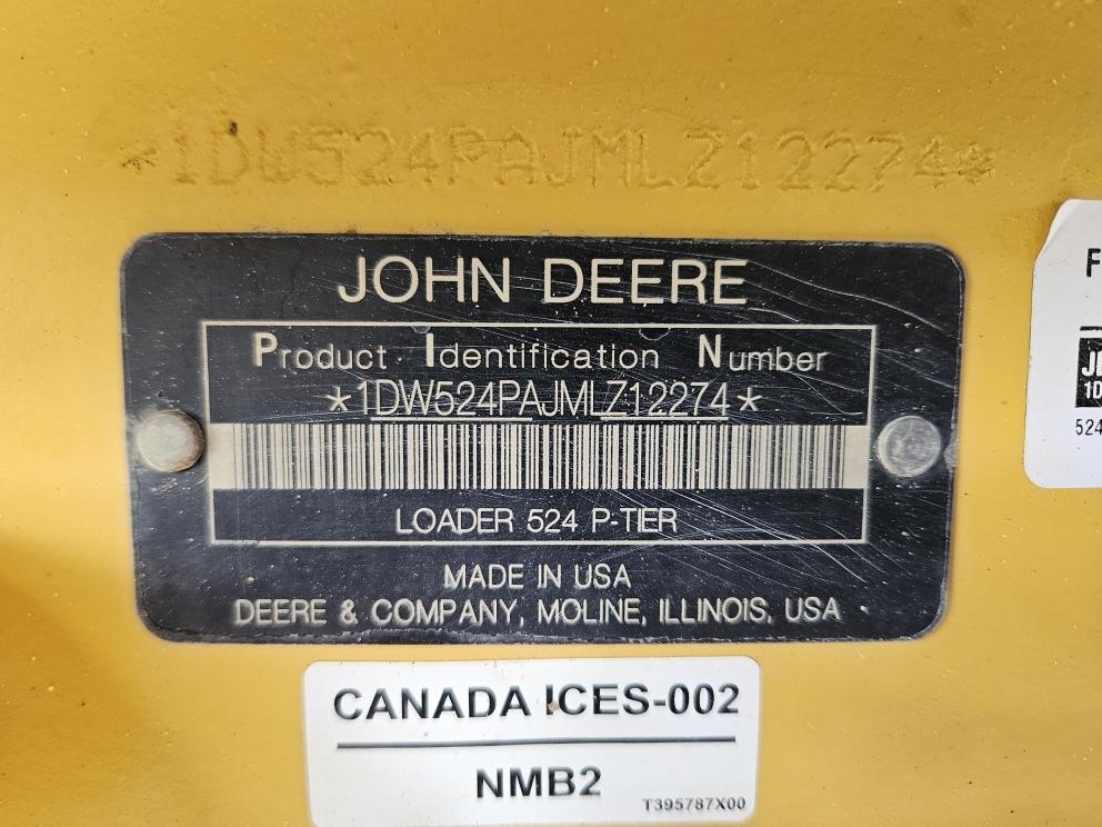 Image for 2021 John Deere 524 P-Tier
