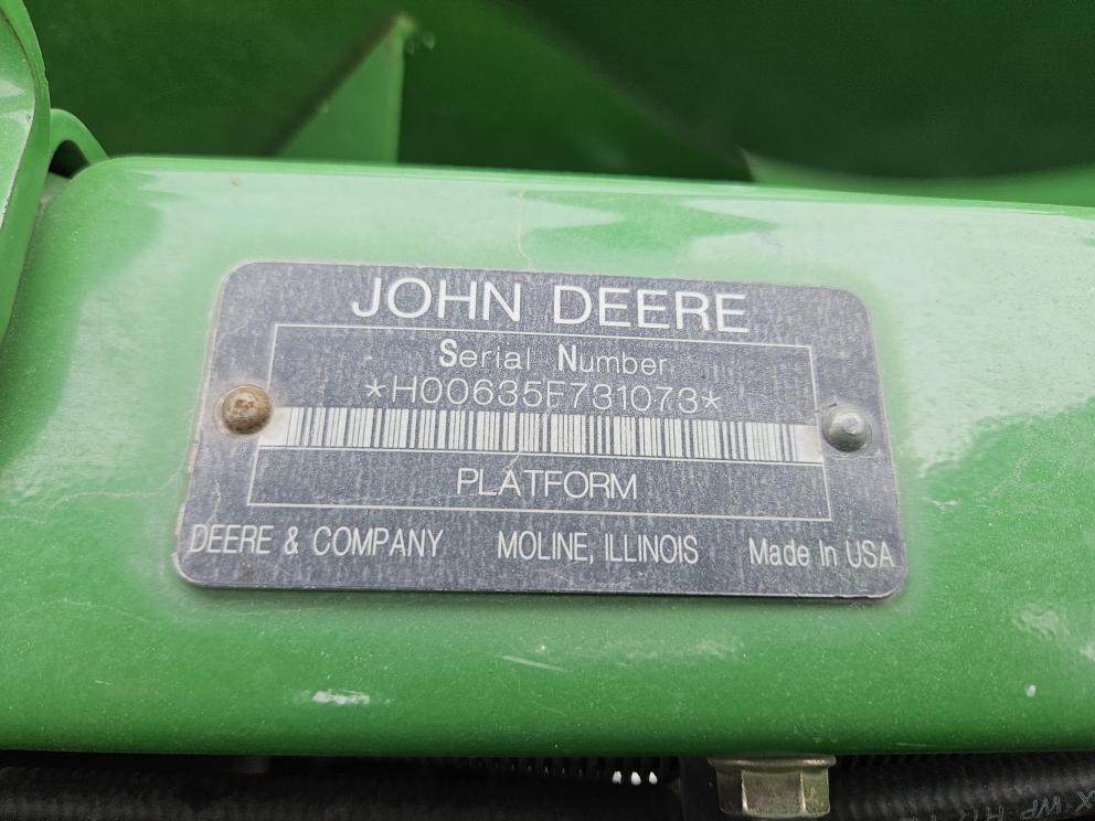 Image for 2009 John Deere 635F