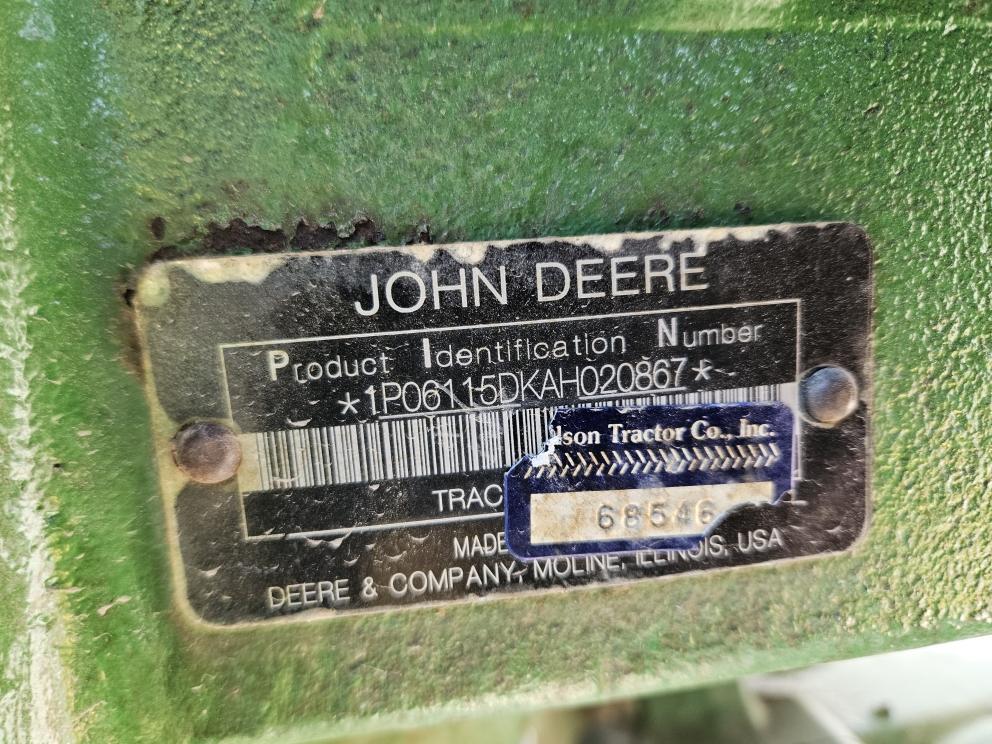 Image for 2010 John Deere 6115D