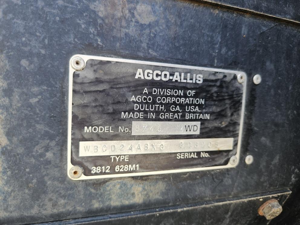 Image for 1998 Agco Allis 8745