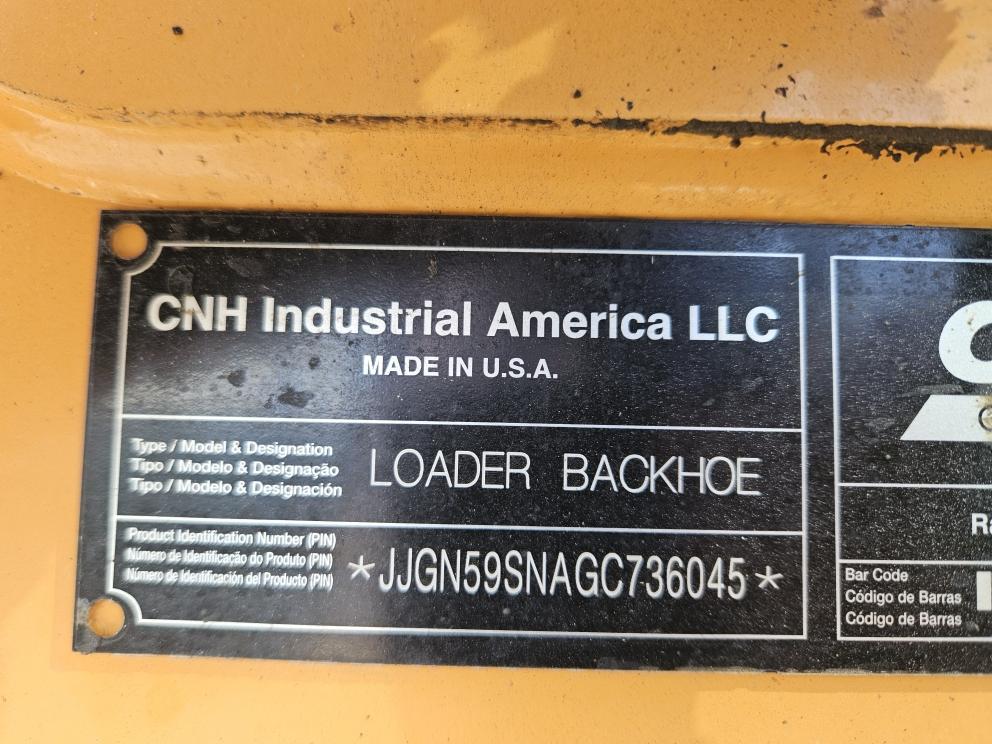 Image for 2016 Case 590SN