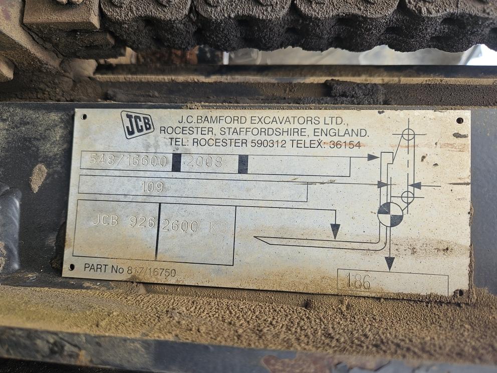 Image for 2008 JCB 926