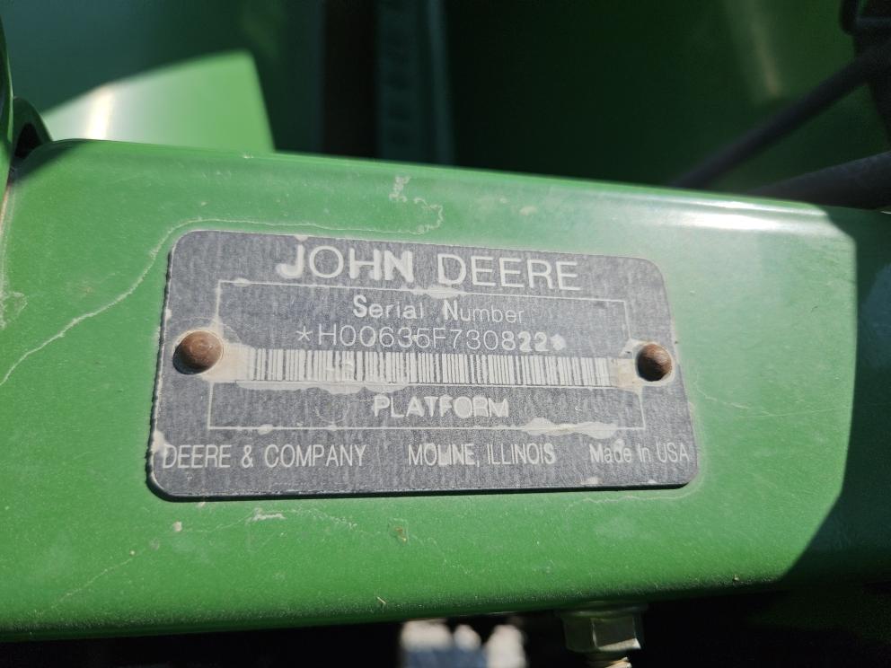 Image for 2009 John Deere 635F