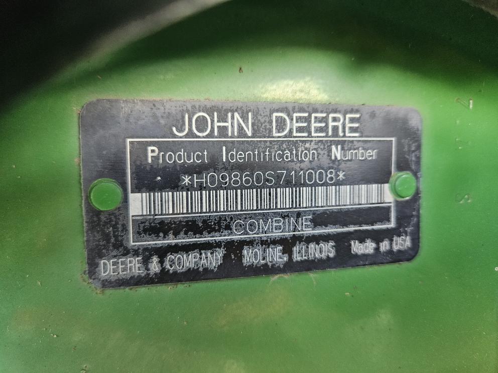 Image for 2005 John Deere 9860 STS