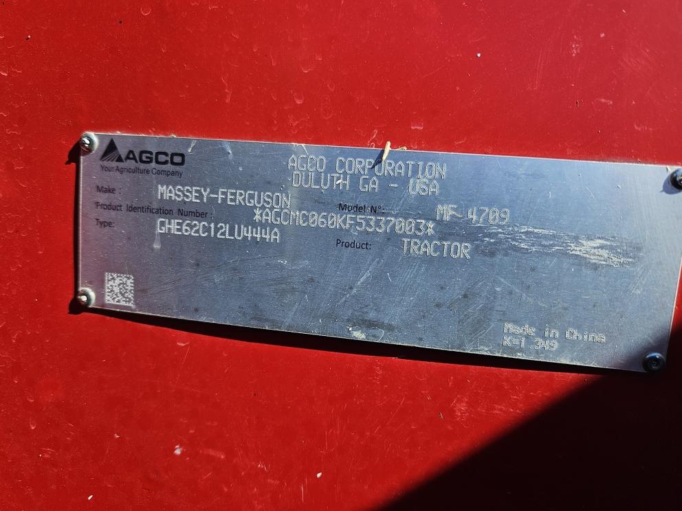 Image for 2015 Massey Ferguson 4709