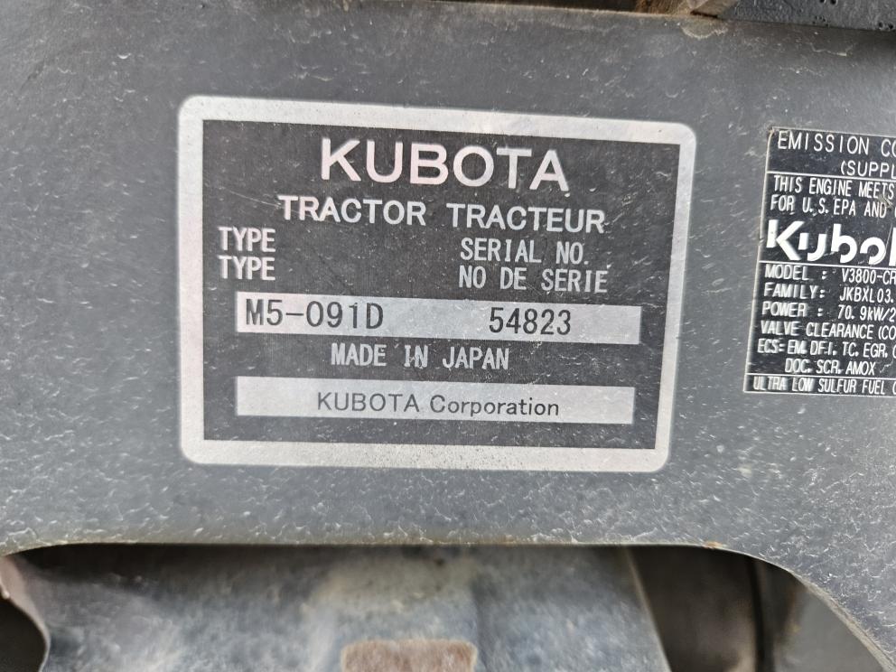 Image for 2019 Kubota M5-091