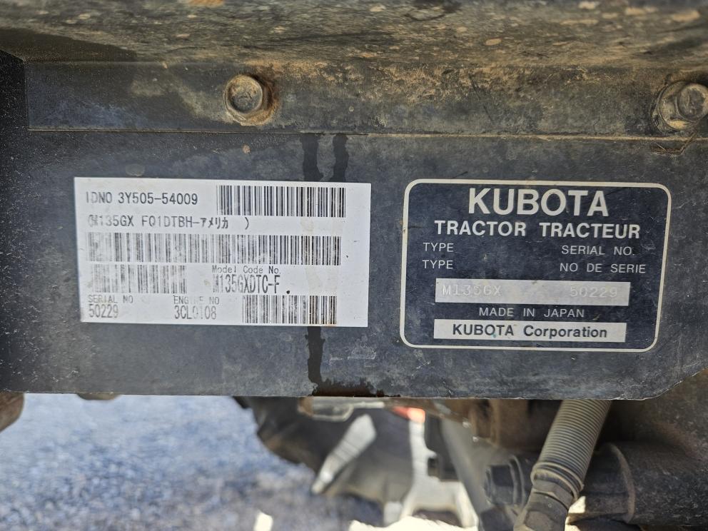 Image for 2013 Kubota M135GX
