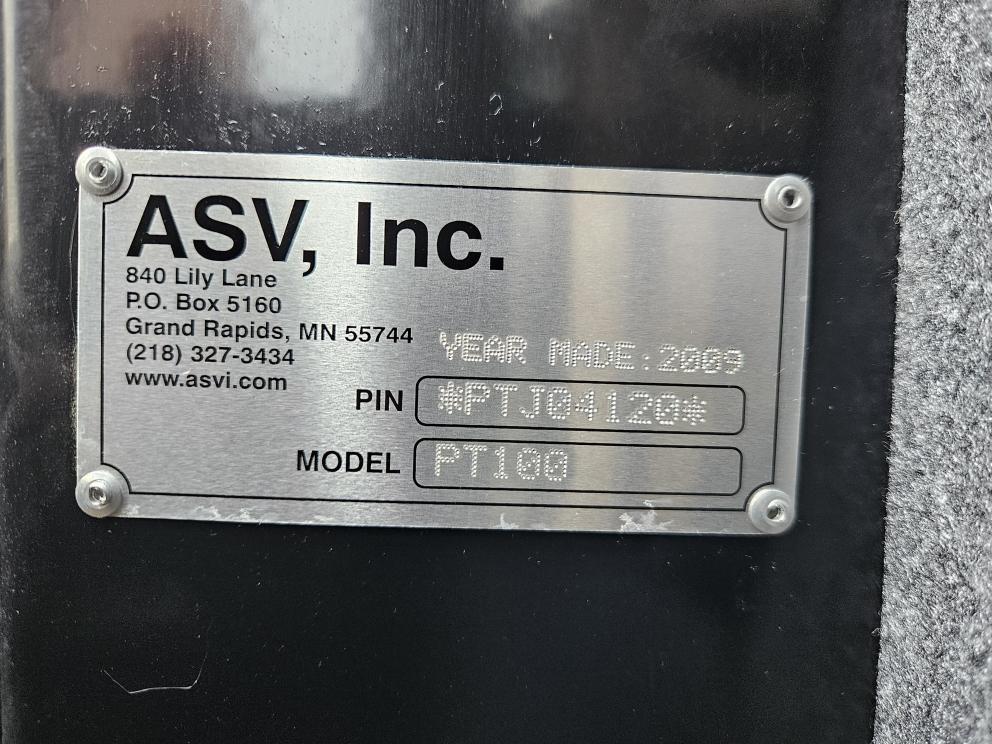 Image for 2009 ASV PT100