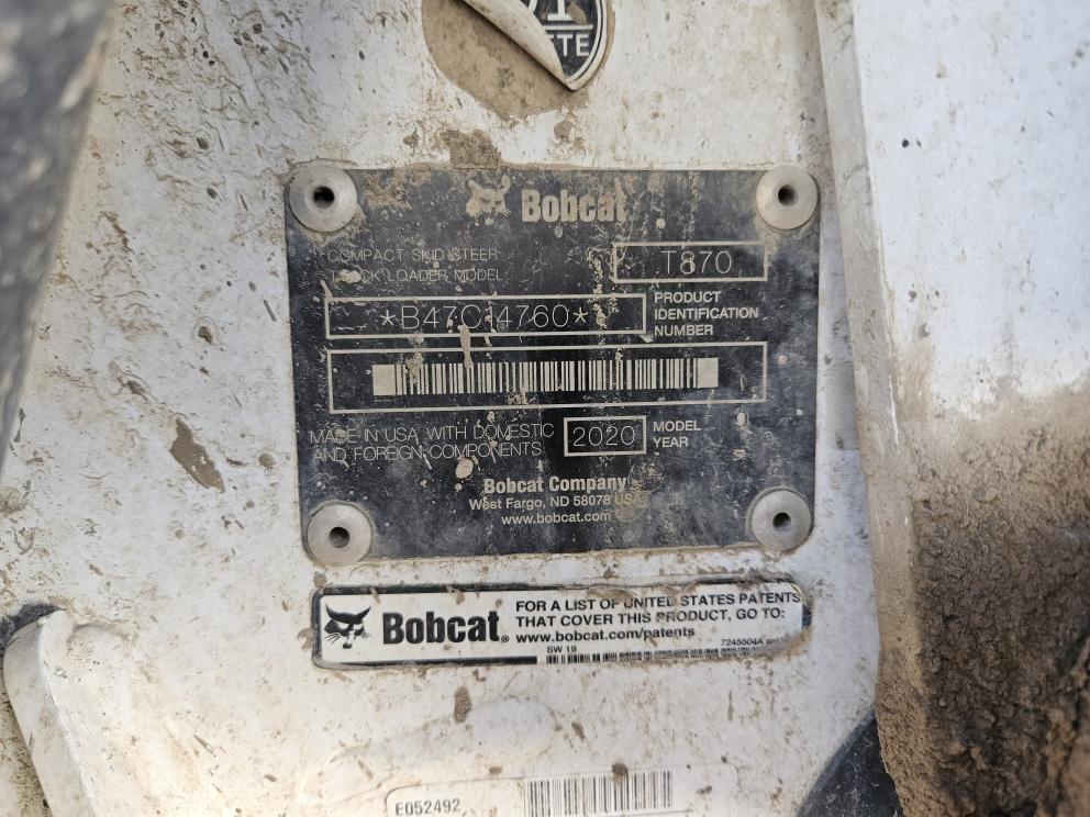 Image for 2020 Bobcat T870