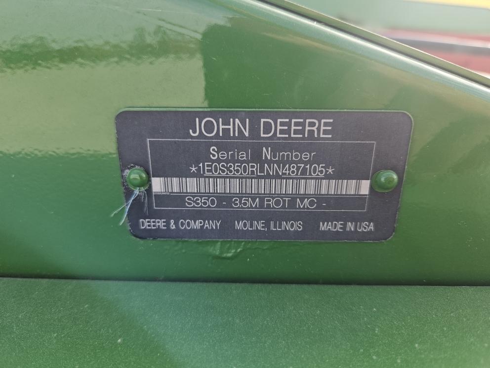 Image for 2022 John Deere S350