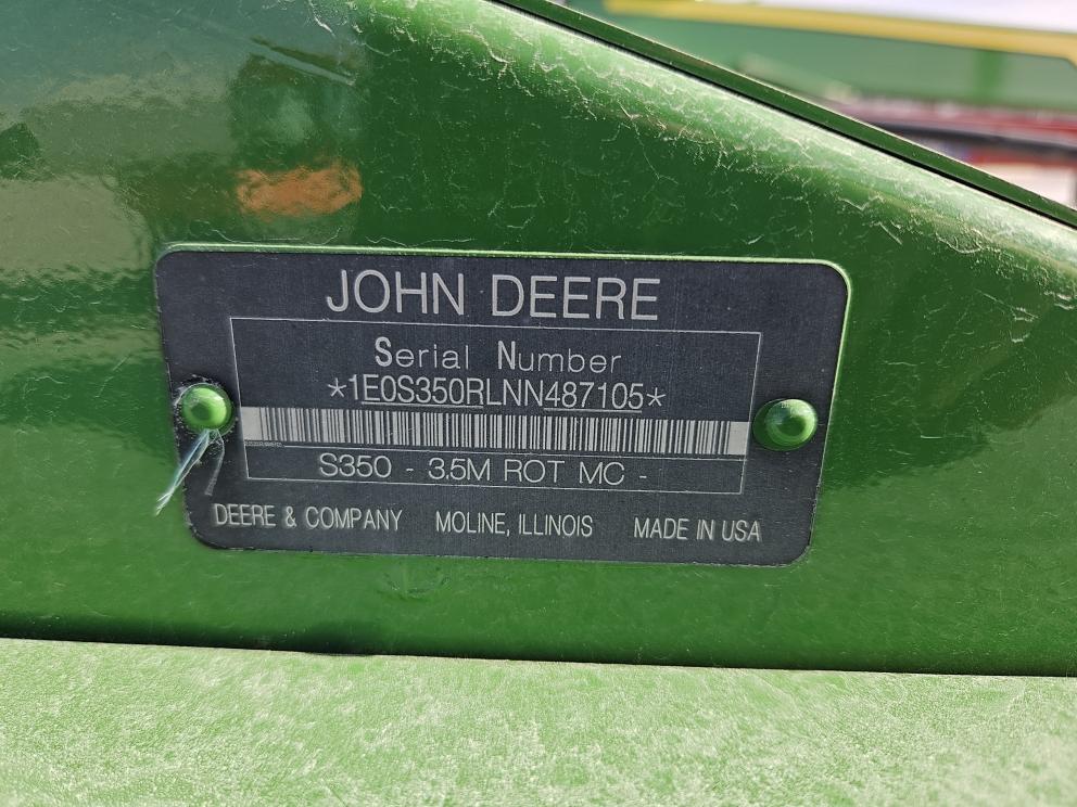 Image for 2022 John Deere S350