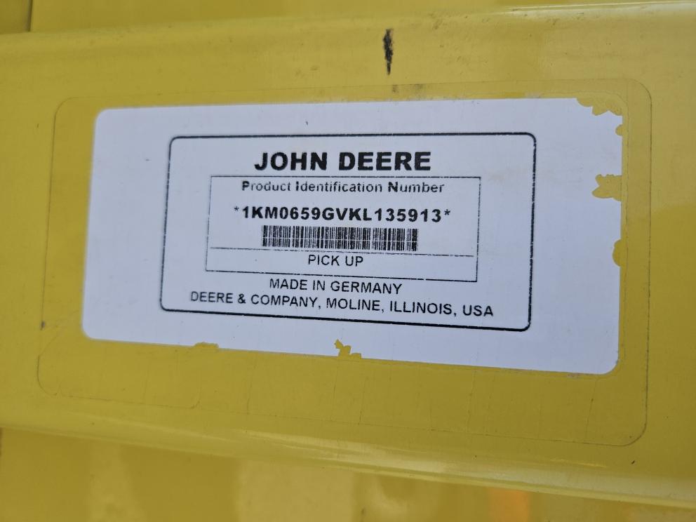 Image for 2019 John Deere 659