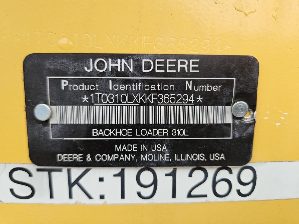 Image for 2019 John Deere 310L