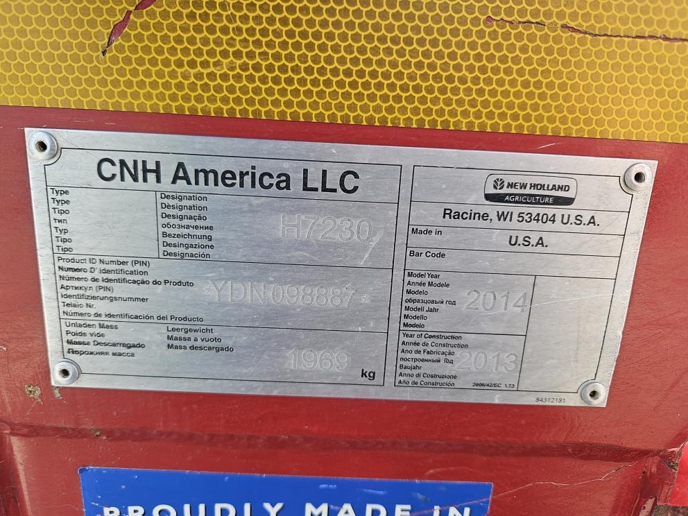 Image for 2013 New Holland H7230