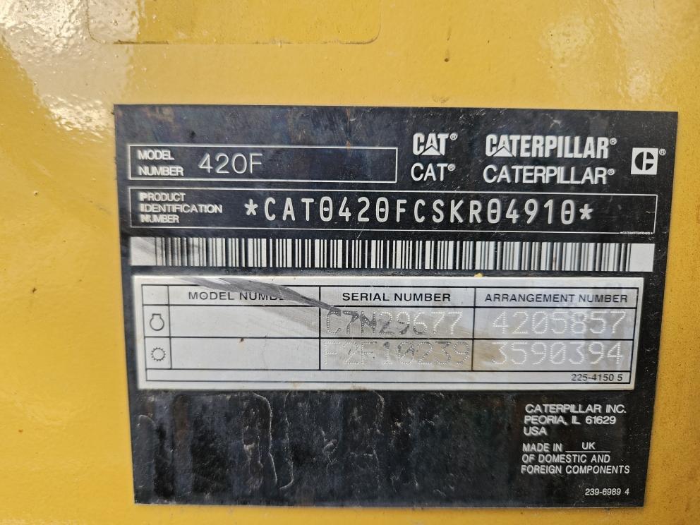Image for 2015 Caterpillar 420F