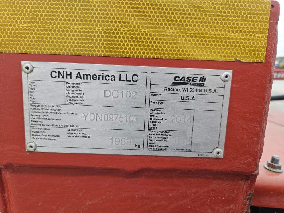 Image for 2013 Case IH DC102