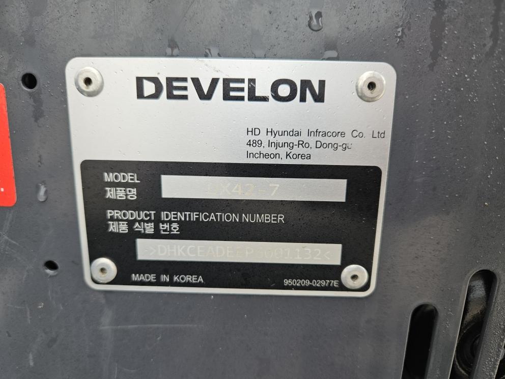 Image for 2024 Develon DX42-7