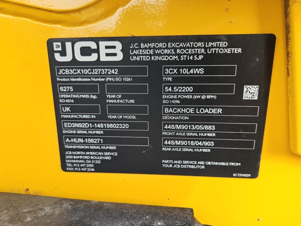 Image for 2018 JCB 3CX Compact