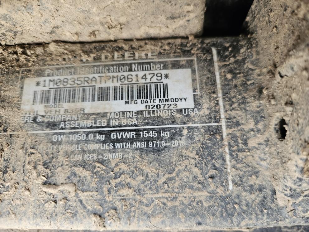 Image for 2023 John Deere XUV835R