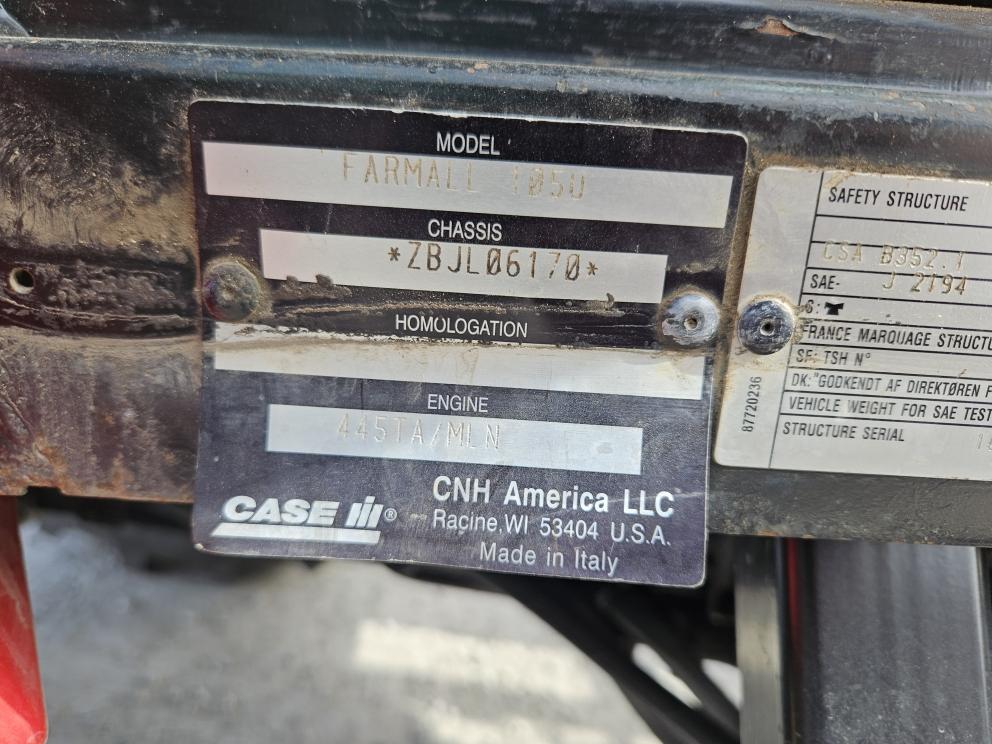 Image for 2011 Case IH Farmall 105U