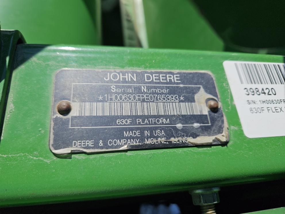 Image for 2014 John Deere 630F