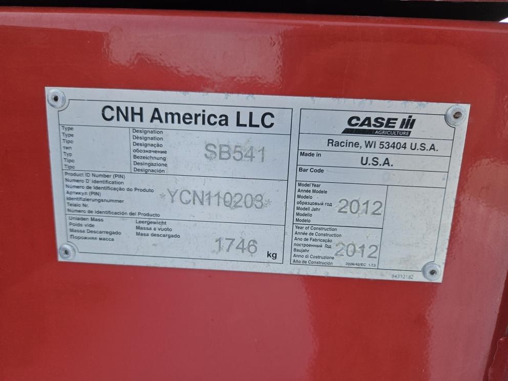 Image for 2012 Case IH SB541